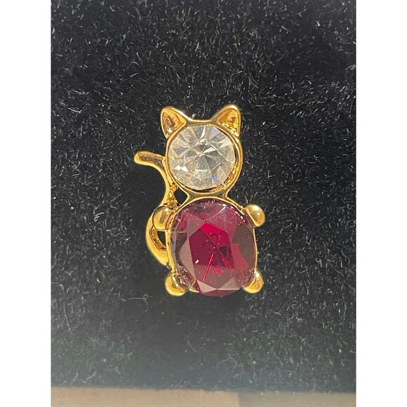 Vintage *Avon, sapphire, birthstone, pen, kitty cat kitten original box - Picture 5 of 5